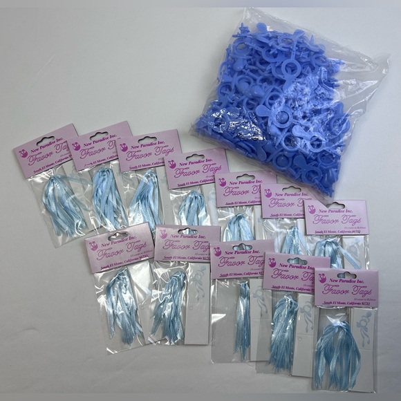 Party Supplies | Baby Shower Favors Plastic Pacifier And Favor Tags ...